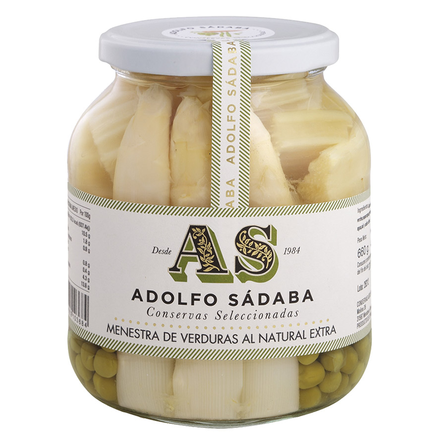 Menestra de verduras Adolfo Sádaba