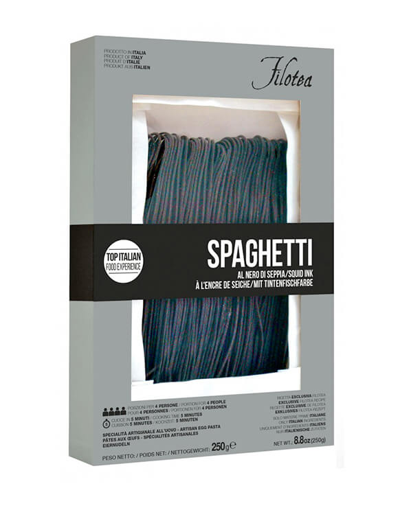 Spaghetti al nero Filotea