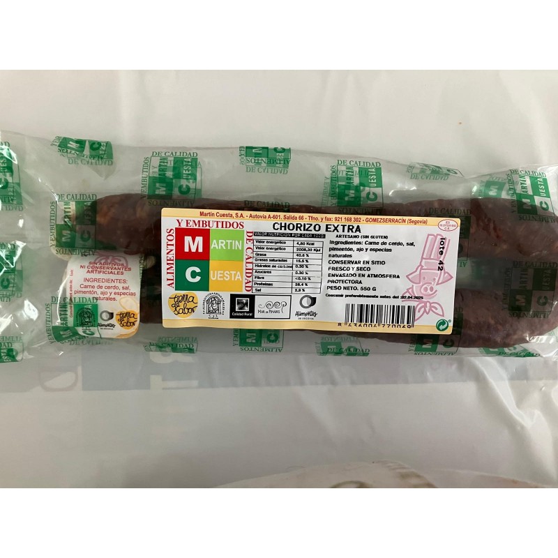 Chorizo extra Martín Cuesta